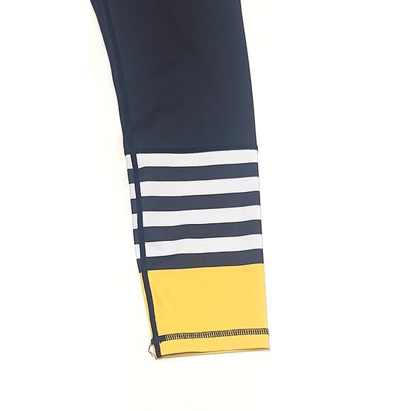 Zyia Active Light N Tight women's size 4 bumble bee stripe leggings - Picture 2 of 5
